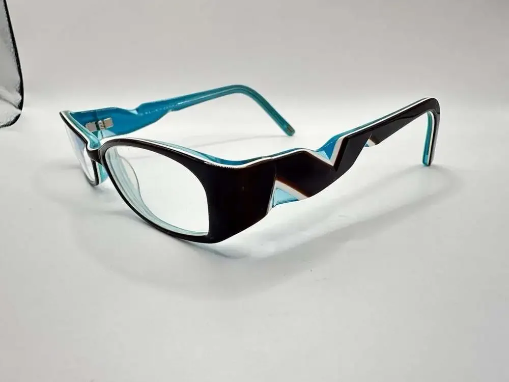 Kliik Denmark Eyeglasses, Frames Only, 410 241 10, 49-15-135, Blue Brown